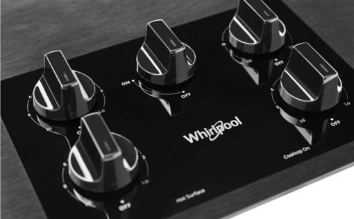 Whirlpool ADA 36" Black Electric Ceramic Glass Cooktop With Dual Radiant Element - Image 3