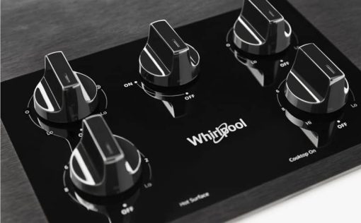 Whirlpool ADA 36" Black Electric Ceramic Glass Cooktop With Two Dual Radiant Elements - Image 3