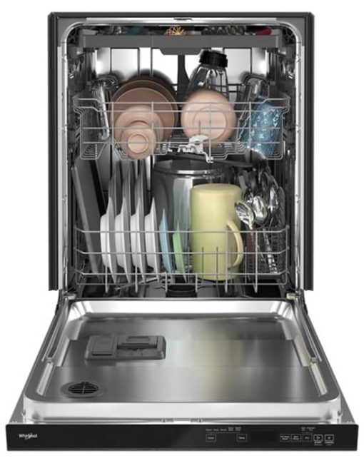 Whirlpool 24" Black Stainless Steel Large Capacity Dishwasher With 3rd Rack - Image 3