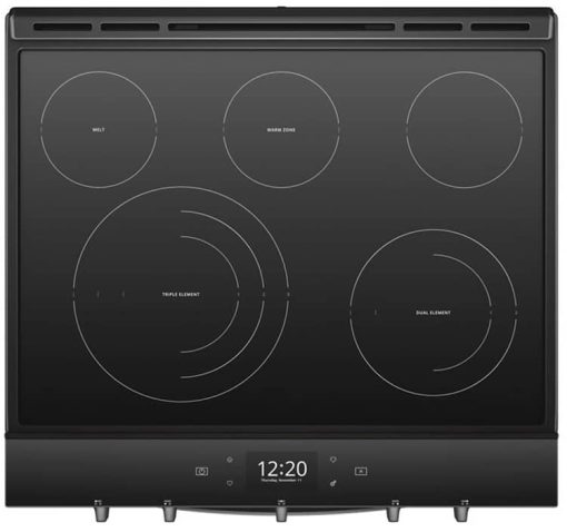 Whirlpool ADA 6.4 Cu. Ft. Fingerprint Resistant Black Stainless Steel Smart Slide-In Electric Range - Image 6