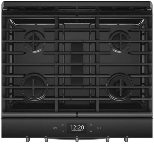 Whirlpool ADA 5.8 Cu. Ft. Fingerprint Resistant Black Stainless Steel Slide-In Gas Range With EZ-2-Lift Hinged Cast-Iron Grates - Image 3