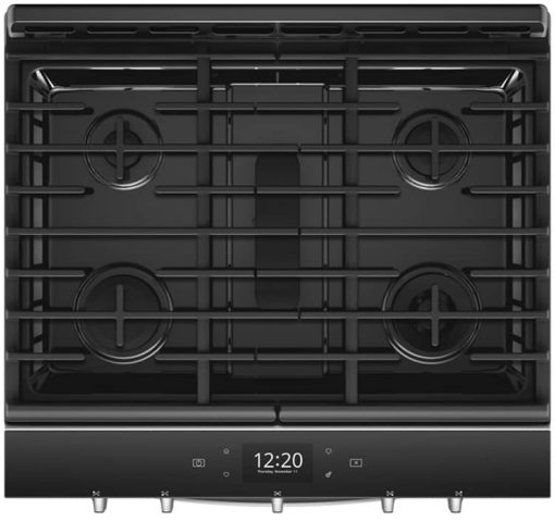Whirlpool ADA 5.8 Cu. Ft. Fingerprint Resistant Stainless Steel Slide-In Gas Range With EZ-2-Lift Hinged Cast-Iron Grates - Image 3