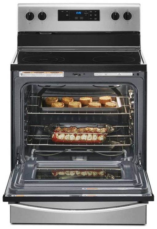 Whirlpool 5.3 Cu. Ft. Stainless Steel Electric Range With Keep Warm Setting - Image 3