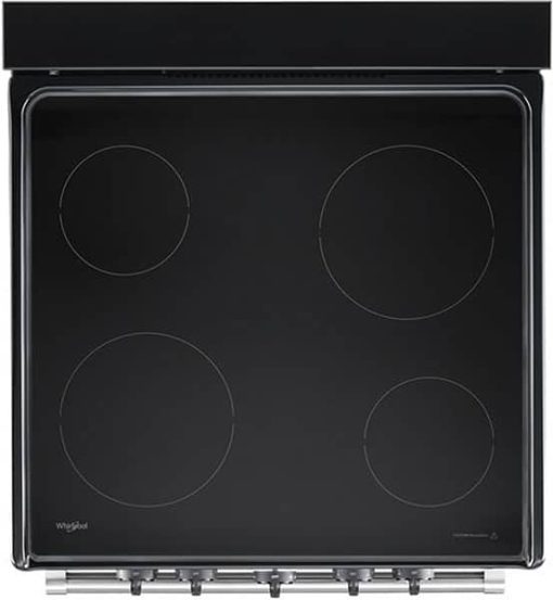 Whirlpool 24" Stainless Steel Freestanding Electric Range With Upswept SpillGuard Cooktop - Image 4