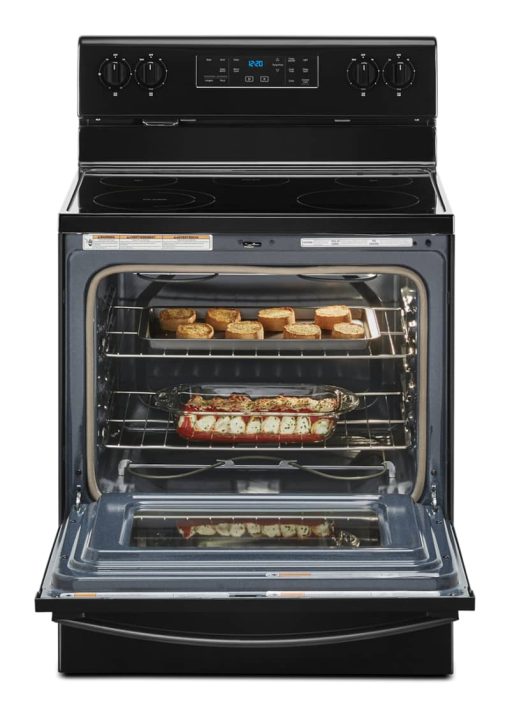 Whirlpool 5.3 Cu. Ft. Black Electric Range With Frozen Bake Technology - Image 3