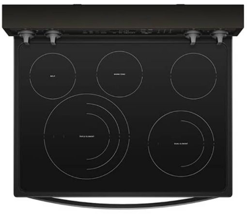 Whirlpool 6.4 Cu. Ft. Fingerprint Resistant Black Stainless Steel Electric Range With Frozen Bake Technology - Image 3