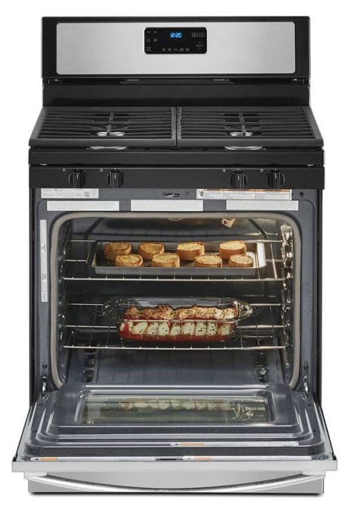 Whirlpool 5 Cu. Ft. Stainless Steel Gas Range With SpeedHeat Burner - Image 3