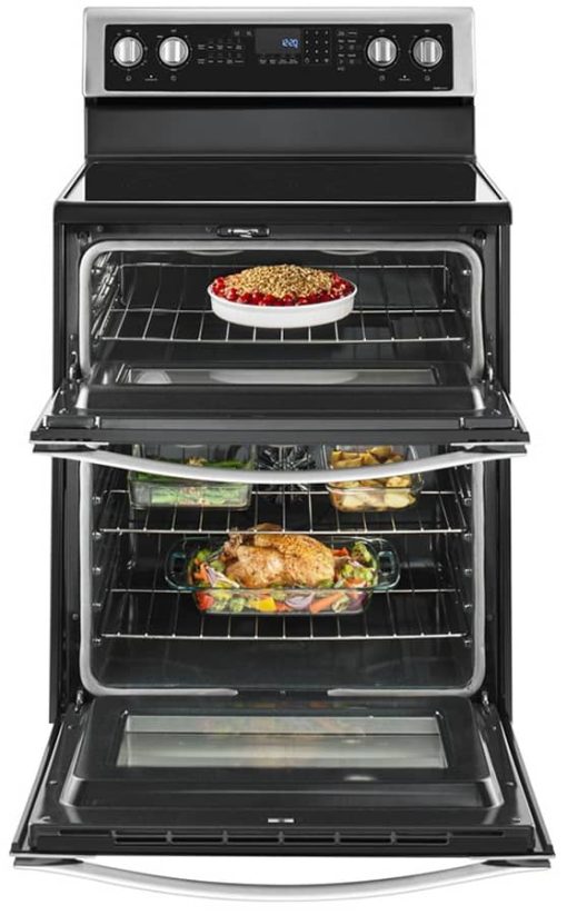 Whirlpool 6.7 Cu. Ft. Stainless Steel Electric Double Oven Range With True Convection - Image 3