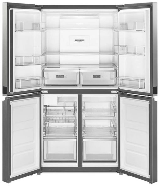 Whirlpool ADA 36" Fingerprint Resistant Metallic Steel CounterDepth 4 Door Refrigerator - - Image 2