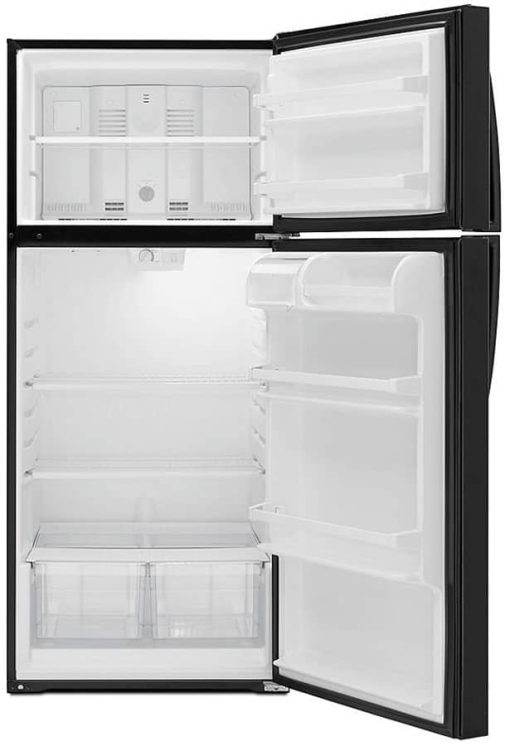 Whirlpool 28" Black Top Freezer Refrigerator - Image 3