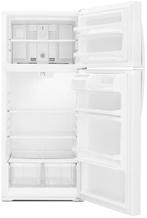 Whirlpool 28" White Top Freezer Refrigerator - Image 3