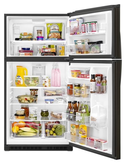 Whirlpool ADA 33" Fingerprint Resistant Black Stainless Steel Top Freezer Refrigerator - Image 2