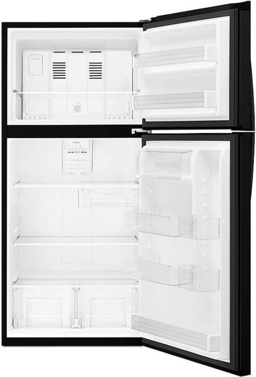 Whirlpool ADA 30" Black Top Freezer Refrigerator - Image 3