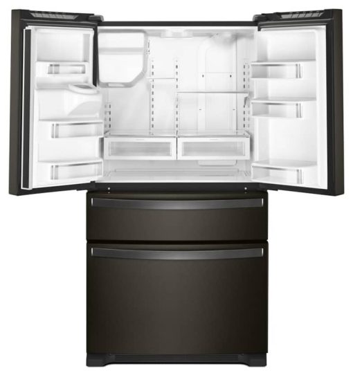 Whirlpool 36" Black Stainless French Door Refrigerator - Image 3