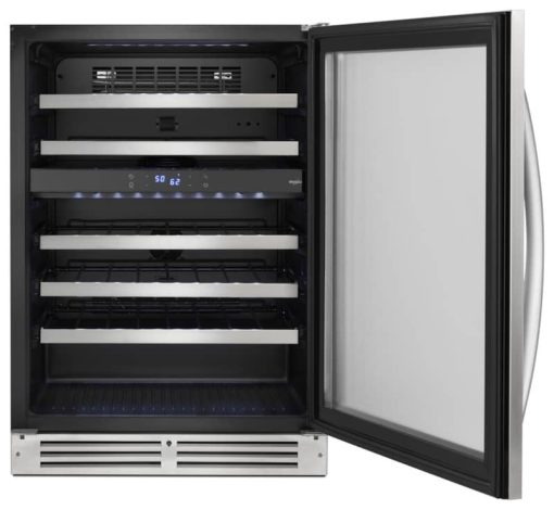 Whirlpool 24" Stainless Steel Undercounter Wine Center - Image 2