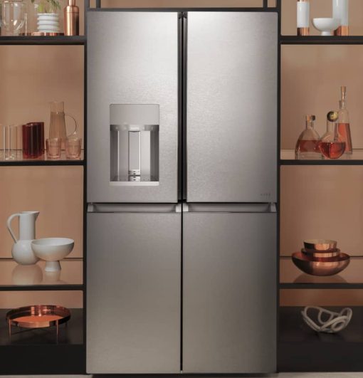 Cafe ENERGY STAR 27.4 Cu. Ft. Platinum Glass Smart QuadDoor Refrigerator - - Image 22