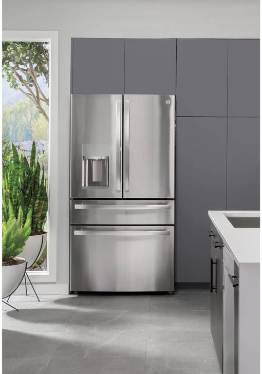 GE Profile 27.9 Cu. Ft. Fingerprint Resistant Stainless Steel Smart 4Door French-Door Refrigerator With Door In Door - - Image 23