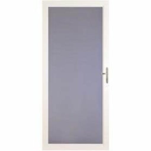 Larson Classic 36 In. W x 80 In. H x 1-1/4 In. Thick White Full View Aluminum Storm Door