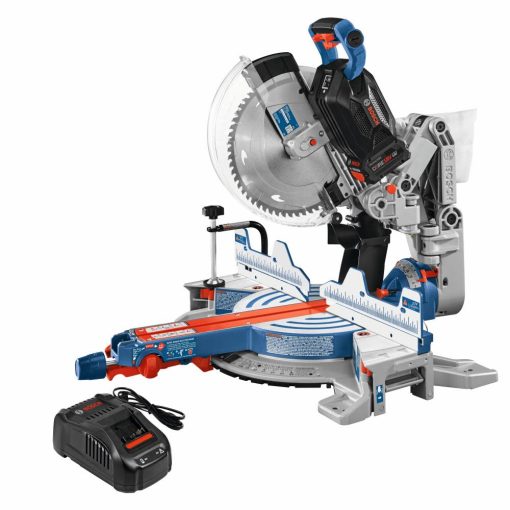 Bosch PROFACTOR 18V Surgeon 12" Dual-Bevel Glide Miter Saw Kit with 1 CORE18V 8.0 Ah PROFACTOR Performance Battery