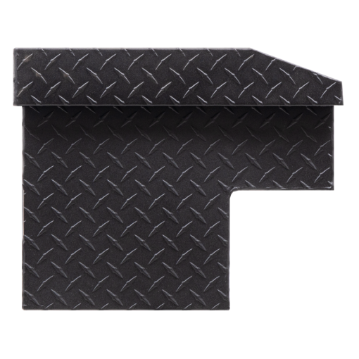 Weather Guard 87" Lo-Side Truck Tool Box Aluminum Textured Matte Black - Image 4