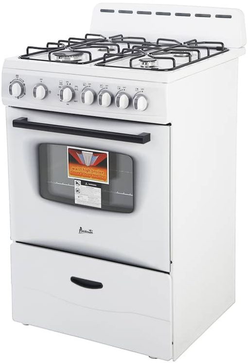 Avanti ADA 24" White Gas Range - Image 3