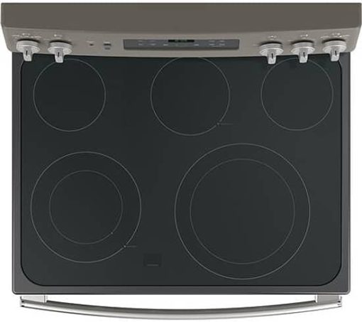 GE 30" Slate Freestanding Electric Convection Range - Image 3