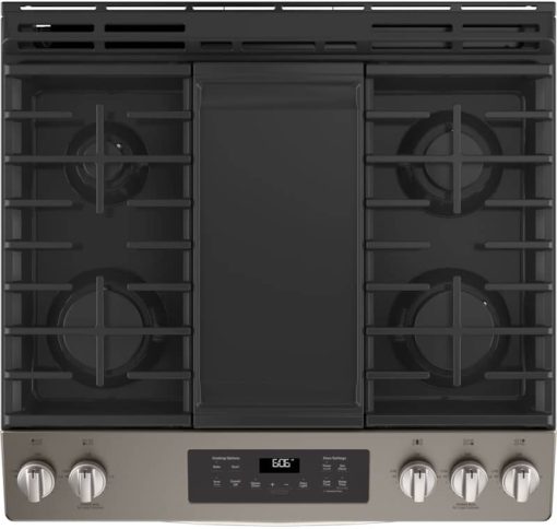 GE ADA 30" Slate Slide-In Gas Range - Image 4