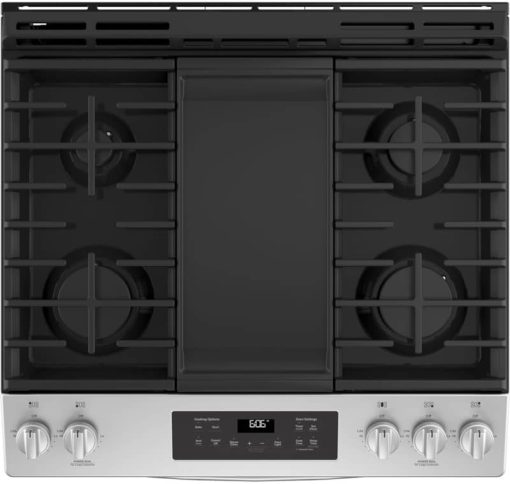 GE ADA 30" Stainless Steel Slide-In Gas Range - Image 4