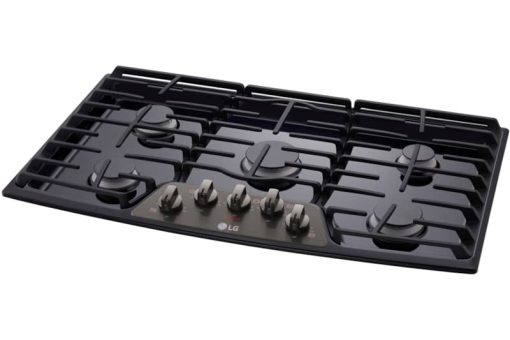 LG 36" Black Stainless Steel Gas Cooktop With SuperBoil - Image 3