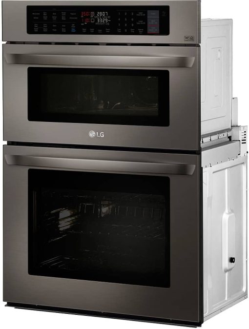 LG 30" Black Stainless Steel Smart Microwave Combination Oven - Image 5