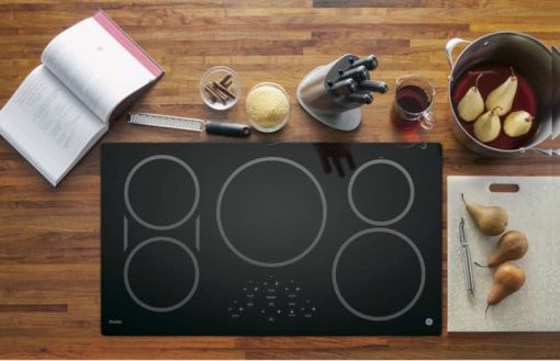 GE Profile ADA 36" Black Built-In Touch Control Induction Cooktop - Image 3