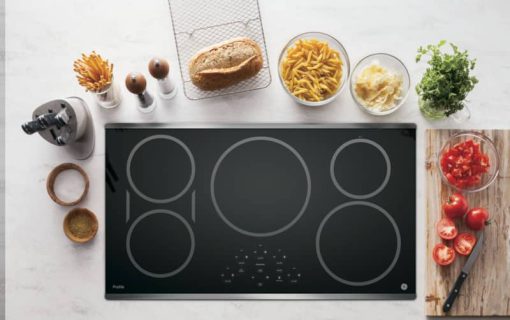 GE Profile ADA 36" Stainless Steel Built-In Touch Control Induction Cooktop - Image 3