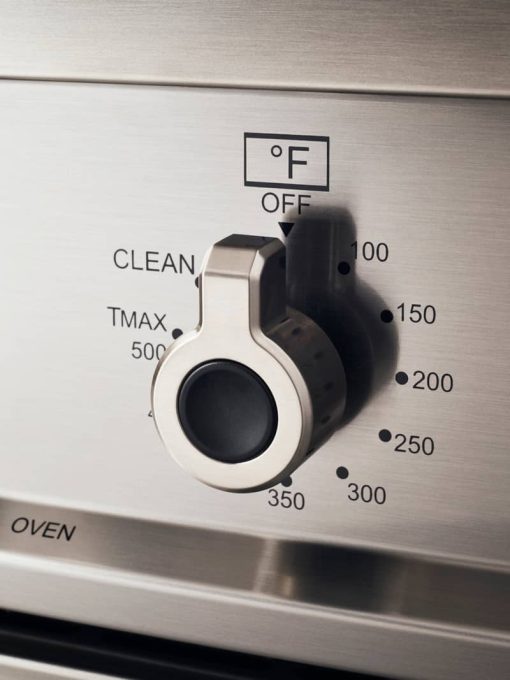 Bertazzoni Professional Series 36" Black Dual Fuel Range, 6 Brass Burners, Electric Self-Clean Oven - Image 3