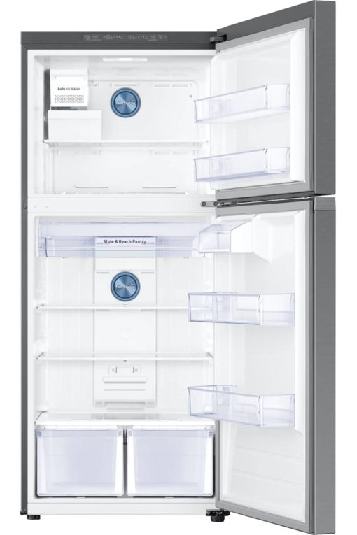 Samsung 18 Cu. Ft. Fingerprint Resistant Stainless Steel Top Freezer Refrigerator With FlexZone And Ice Maker - Image 3