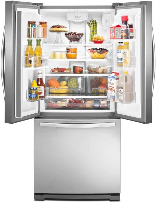 Whirlpool 30" Fingerprint Resistant Stainless Steel French Door Refrigerator - Image 2