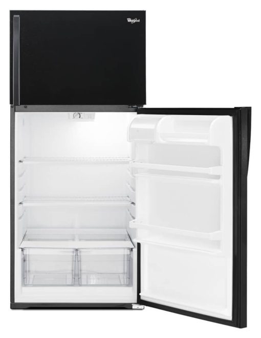 Whirlpool ADA 28" Black Top-Freezer Refrigerator - Image 5