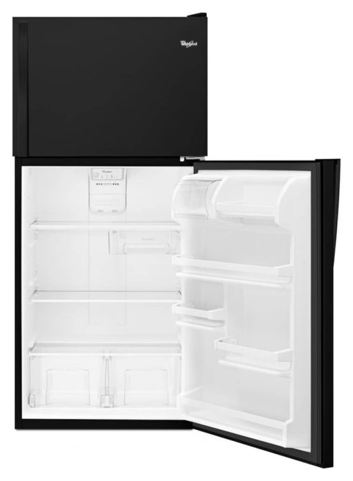 Whirlpool ADA 30" Black Top-Freezer Refrigerator - Image 5