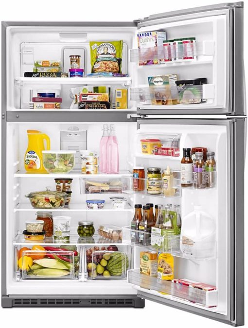 Whirlpool ADA 33" Fingerprint Resistant Stainless Steel Top-Freezer Refrigerator - Image 2
