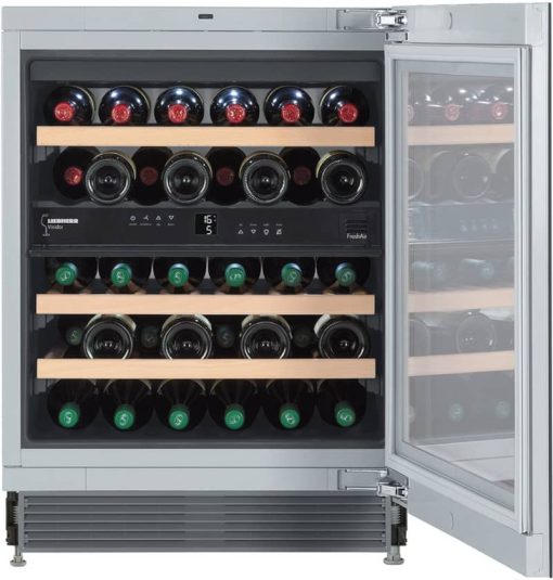 Liebherr 24" Black Frame Undercounter Dual Zone Wine Chiller - Image 3