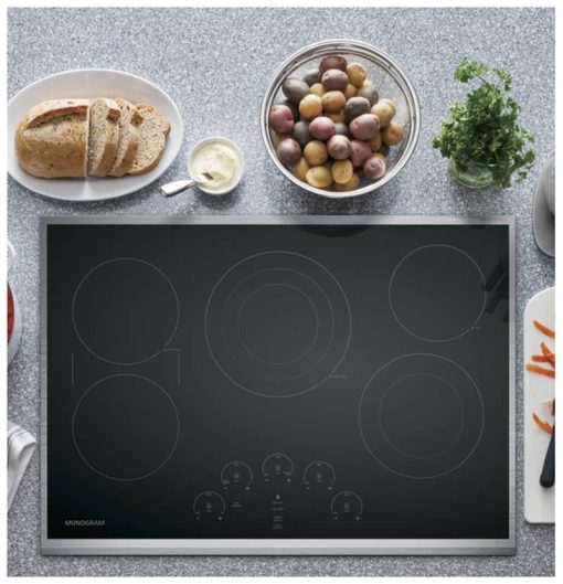 Monogram ADA 30" Stainless Steel Touch Control Electric Cooktop - Image 3