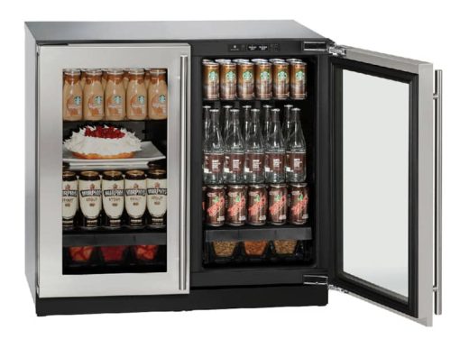 U-Line 3000 Series 36" Stainless Frame Dual-Zone Refrigerator - Image 4