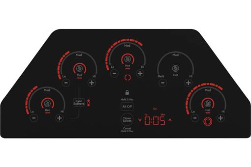 Cafe ADA 30" Stainless Steel Built-In Electric Cooktop - Image 3