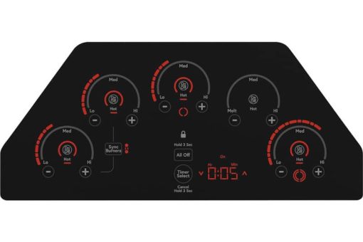 Cafe ADA 36" Stainless Steel Built-In Electric Cooktop - Image 3