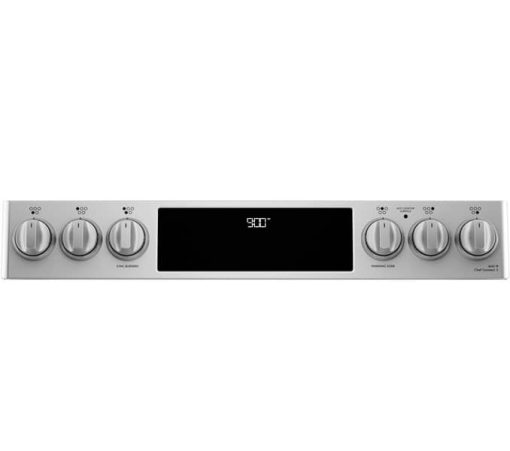 Cafe ADA 30" Stainless Steel Smart Front-Control Induction & Convection Slide-In Range With Warming Drawer - Image 4