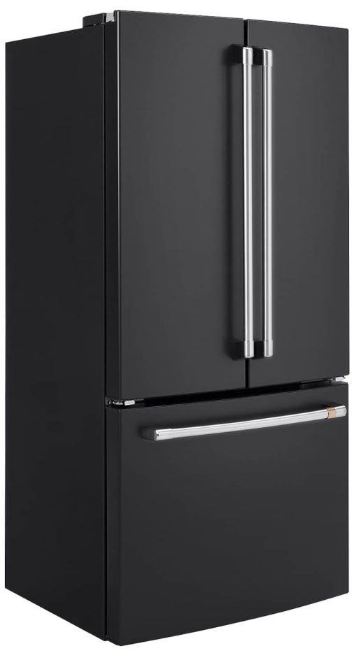Cafe ADA 18.6 Cu. Ft. Matte Black Counter-Depth French-Door Refrigerator - Image 4