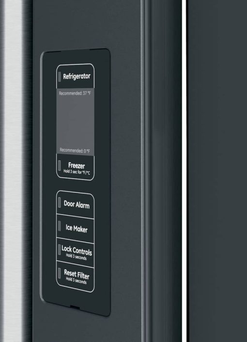 Cafe 23.1 Cu. Ft. Matte Black Counter-Depth French Door Refrigerator - Image 5