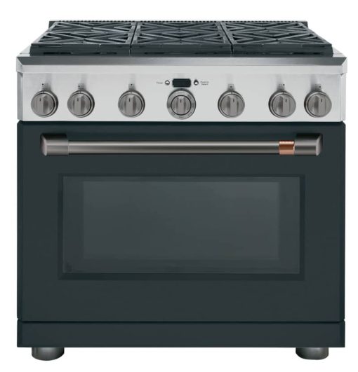Cafe 36" Brushed Black Handle & Knob Set For Pro Range - Image 4