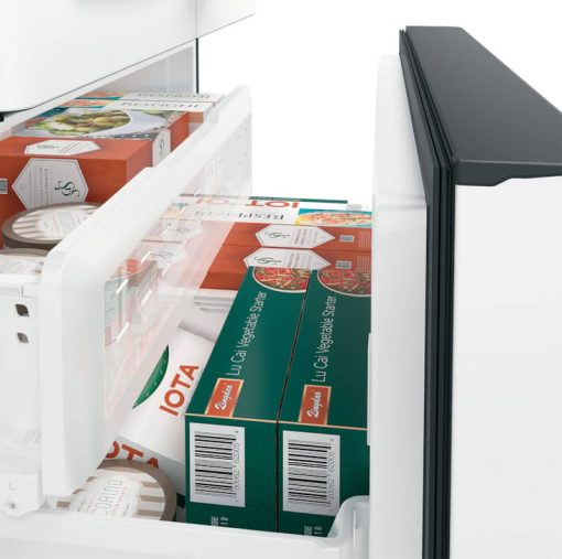 Cafe ADA 22.2 Cu. Ft. Matte White Smart Counter-Depth French Door Refrigerator With Hot Water Dispenser - Image 6