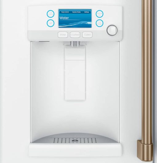 Cafe ADA 22.2 Cu. Ft. Matte White Smart Counter-Depth French Door Refrigerator With Hot Water Dispenser - Image 5
