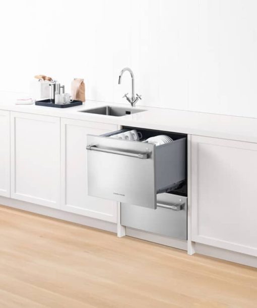 Fisher & Paykel Series 7 24" Stainless Steel Tall Double DishDrawer Dishwasher - Image 4